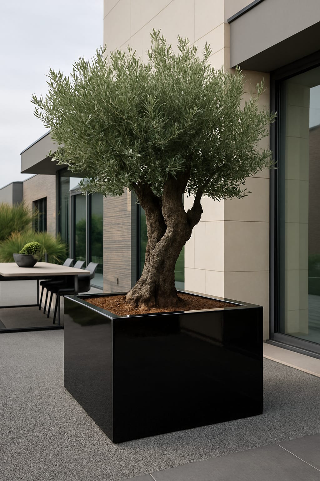 duża donica na taras